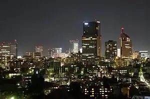 仙台市都心部の夜景