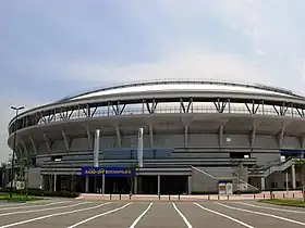 新潟県立野球場（HARD OFF ECOスタジアム新潟） メインスタンド正面