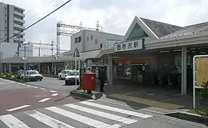 西所沢駅北側 （改札は北側のみ）2008年撮影