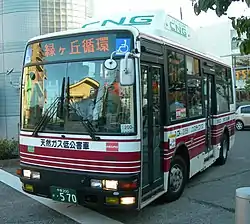 調布市ミニバス予備車小田急バス（03-D558）