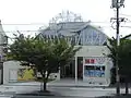 廃止後の駅舎（2009年8月20日）