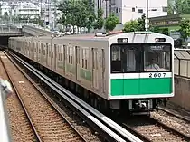 大阪市交通局20系2006年8月6日新石切駅付近