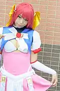 エスカレイヤーのコスプレ。