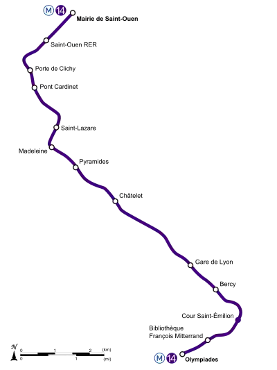 14号線路線図