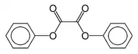 シュウ酸ジフェニルの構造式
