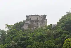 天台山伍竜寺の遠景