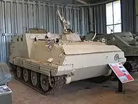 オーストラリア陸軍戦車博物館に展示されているYW-701指揮通信車