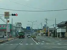 国道388号との重複区間（宮崎県東臼杵郡門川町）