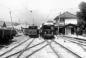 大正時代の駅構内（1921年）