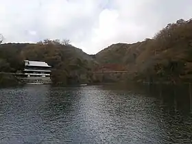 帝釈峡・神竜湖と桜橋