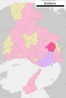 三田市位置図