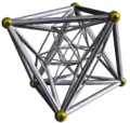 正二十四胞体（16個を4次元空間内で貼り合わせる）