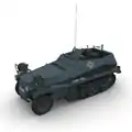 Sd.Kfz. 250/2の3Dモデル