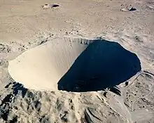 The "Sedan" crater.