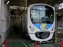 検車線の直通臨時列車