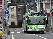 J701系統・交通局東北大学病院前行（2022年6月26日）