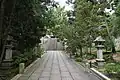 神恵院と観音寺の参道