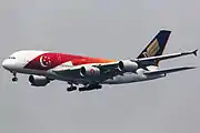 エアバスA380-800（SG50 Livery）