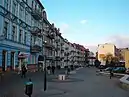 Pedestrian zone in the town center