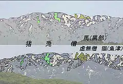 雪絵絵解き。虚無僧を大入道とみる地域もある