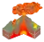 火山の断面図