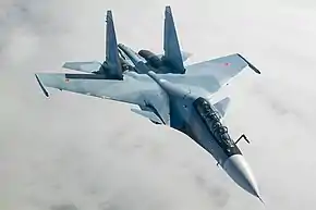 ロシア空軍のSu-30SM戦闘機