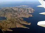 上空からのシミ島