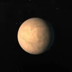 TRAPPIST-1hの想像図