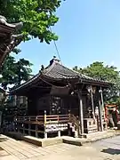 舞台八幡神社境内の蛸薬師