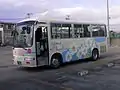 代替バスの一例（画像の車両は平群線専用）