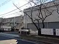 建替え工事中に使用していた相生仮本庁舎（旧・相生小学校）