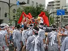 天神祭り（大阪市・難波橋）