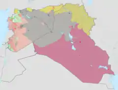 イスラム国の位置