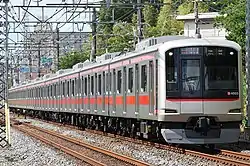 5050系4000番台（4105F）（2012年9月 志木駅 - 柳瀬川駅間）