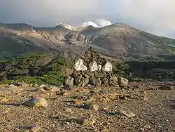 十勝岳望岳台（2008年10月）