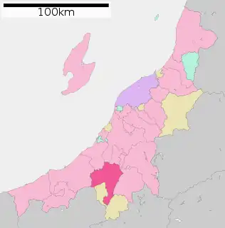 十日町市位置図