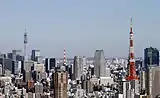 東京タワーと東京スカイツリー