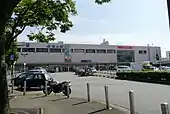 新幹線開業前の正面口駅舎（南口広場拡張のため解体）