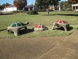 トゥニカの歴史ある中心街公園