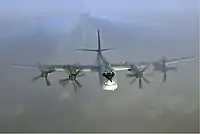 飛行中のTu-95