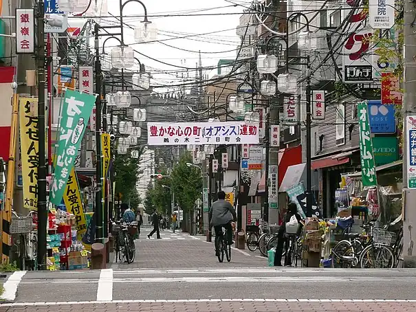 東京都大田区の鵜の木商店街（2007年）