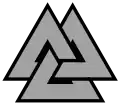 ドイツ人Valknut