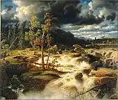 Vattenfall i småland 1856, マルクス・ラーション (1825-1864)