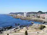 【西方向】白浜野島崎園地の芝生広場