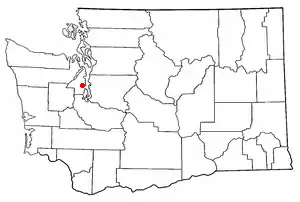 Location of Bremerton, Washington