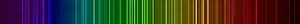 Xenon line spectrum