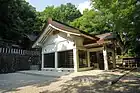 八事神社拝殿（2021年（令和3年）6月）