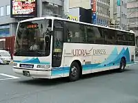 運行休止前の車両（山交バス）