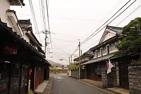 八女市黒木地区の街並み