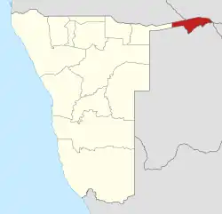 Location of ザンベジ州